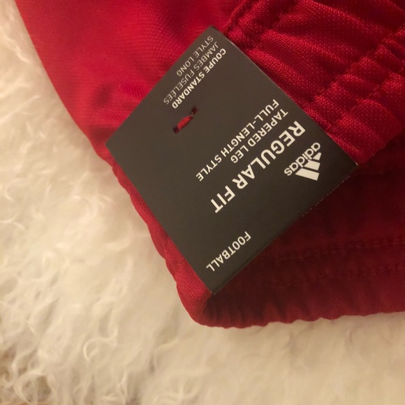 SOLD!! BNWT ADIDAS TIRO 21 power candy red pants in size Medium men’s!! - Picture 9 of 9